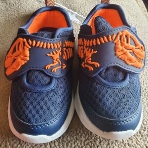Carter's Navy and Orange Dino Sneakers